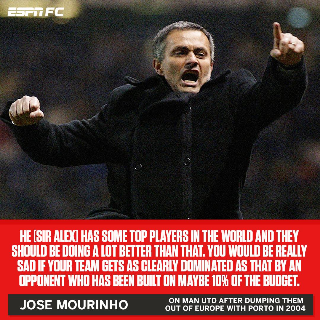 Past Mourinho dropping some truth bombs on Present Mourinho